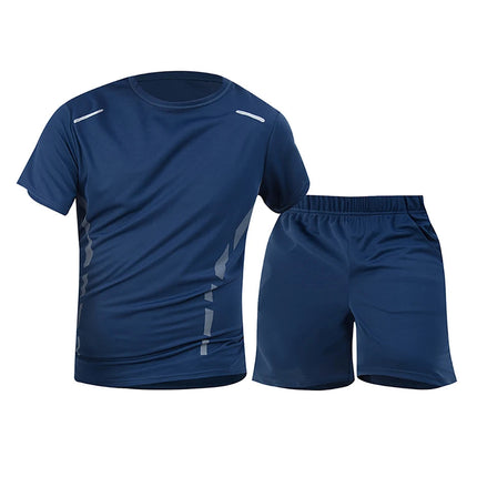 Tuta sportiva da uomo ad asciugatura rapida 1/2/4 pezzi T-shirt casual traspirante a maniche corte Tasca Pantaloncini versatili per adolescenti da indossare platinumshop
