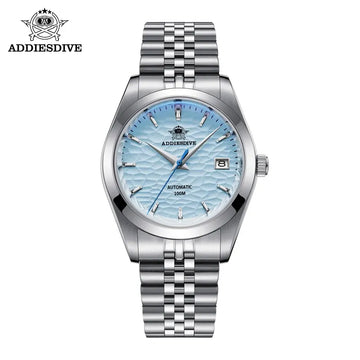 ADDIESDIVE Couple Watch Luxury Brand NH35 Automatic Mechanical 39mm Stainless Steel 10Bar Waterproof Men's and Women's Watches