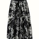 New 100% Pure Cashmere Half Skirt Women's Autumn Winter Mid-calf Knitted Full Skirt A-line High Waist Dress Retro Chinese Style PlatiNum