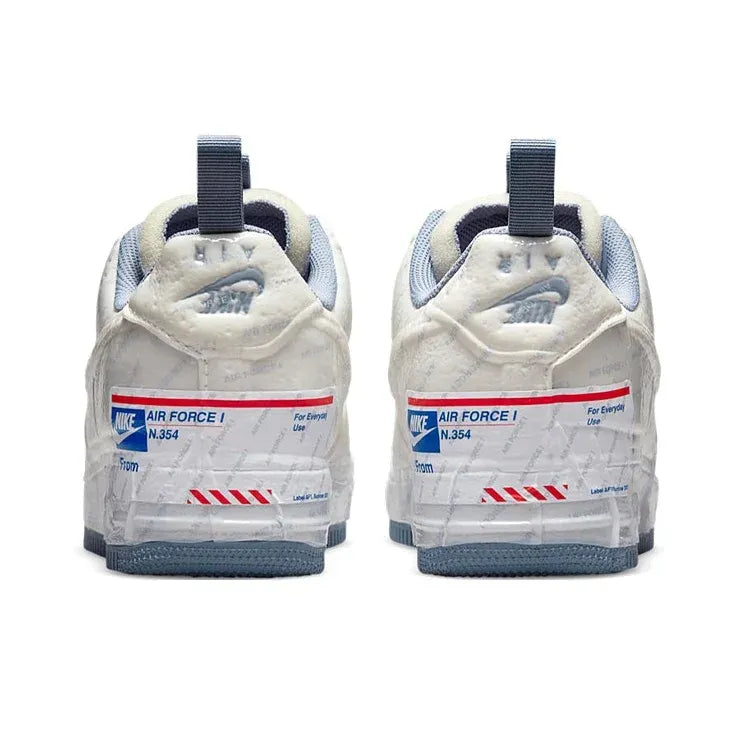 Nike Air Force 1 Low top Skateboard Shoes Unisex White Blue CZ1528-100