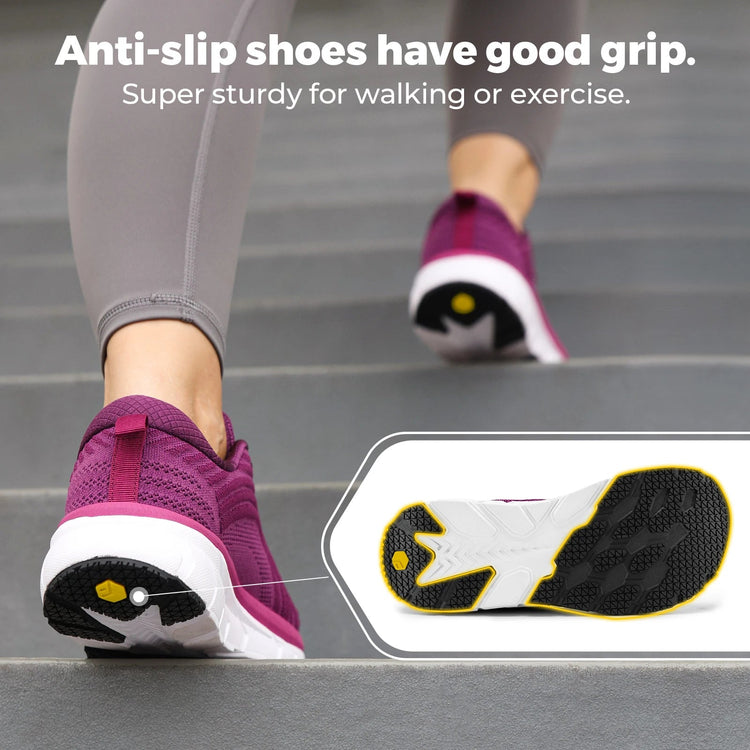 FitVille Wide Toe Box Shoes For Women Breathable Wide Fit Running Shoe Lightweight for Swollen Feet with Cushioned Relief Pain PlatiNum