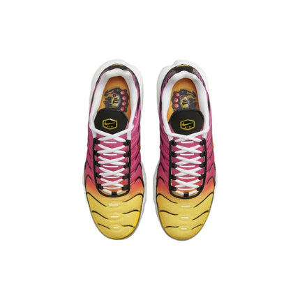 Nike Air Max Plus TN Men Sneakers Gradient Mesh Low Top Casual Shoes Yellow Red Breathable Comfort Sports Shoes DX0755-600