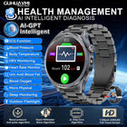 Nuovo Smartwatch 2026 per Analisi del Grasso Corporeo, ECG+PPG, Acido Urico, Pressione Sanguigna, Ossigeno nel Sangue, Orologio con Chiamate per Uomini e Donne platinumshop