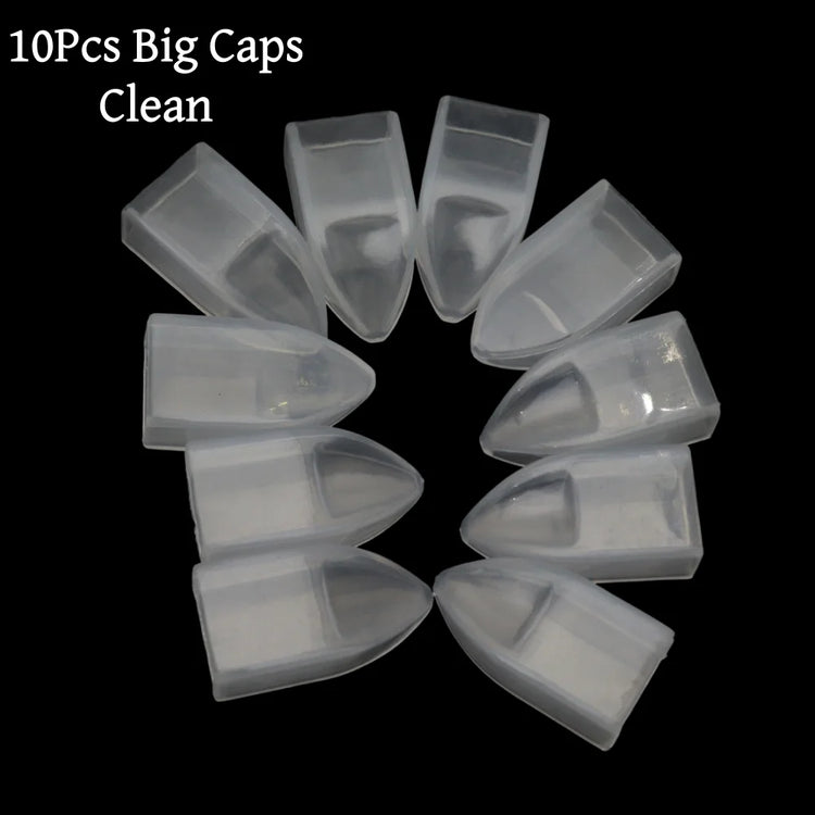 Transparent Plastic Cuticle Nipper Protective Cover Anti-Scratch Dustproof Storage Sleeve Nail Tool Tip Guard Cap