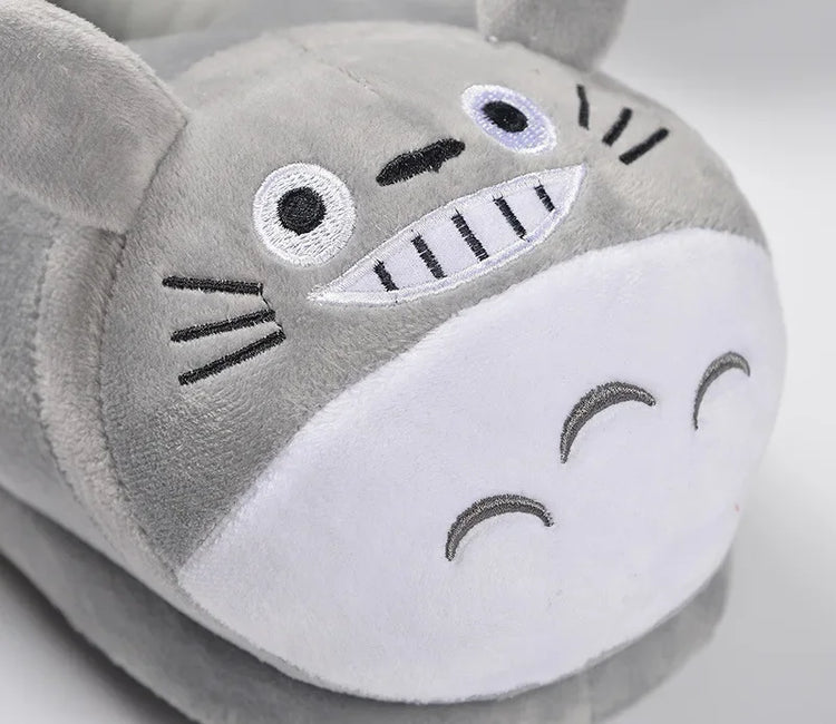 Onesie Totoro Animal Cartoon pour hommes et femmes, pantoufles de pyjama pour filles garçons,  drôle, olympiques d'hive ensemble