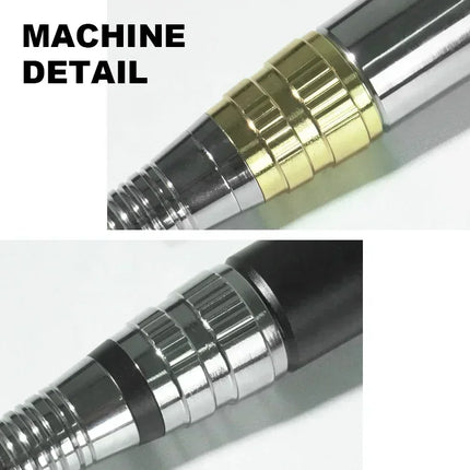Nail Drill Pullyon UP200-G5 OEM Japan Micromotor G5 Handpiece 35000RPM Electric File Low Noise Low Vibration Acrylic Gel Polishing Machine Manicure Pedicure Sander Salon Equipment