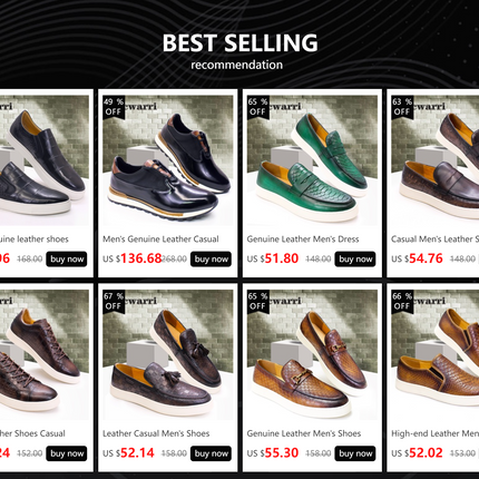 Men's Leather Shoes Casual Comfort Flat Shoes Lace Up Fish Pattern Handmade Shoes Dating Office Fashion Banquet Men's Shoes