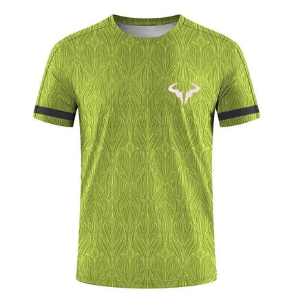 3D Printed Men's and Women's Outdoor Extreme Sports Short Sleeve Round Neck T-Shirt Badminton and Tennis Series