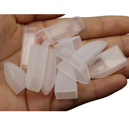 Transparent Plastic Cuticle Nipper Protective Cover Anti-Scratch Dustproof Storage Sleeve Nail Tool Tip Guard Cap