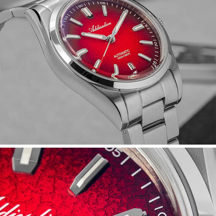ADDIESDIVE New 2026 Luxury Men's Mechanic Quartz Analog Watch Super Luminous Steel Watch 10Bar Bubble Glass Personalized Watches