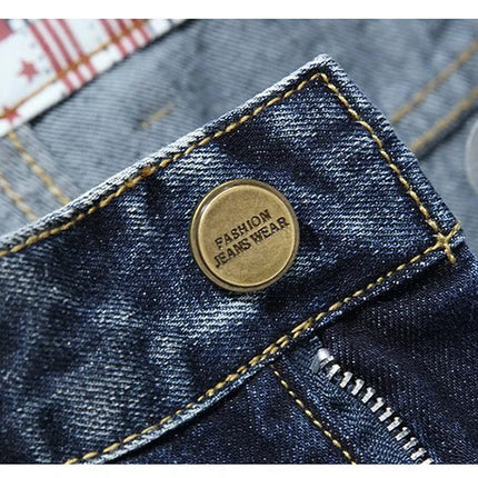 2025 Estate Nuovi Uomini di Modo Graffiti Strappati Jeans Corti Casual Sottile Foro Grande Stile Retro Pantaloncini di Jeans Maschile Vestiti di Marca