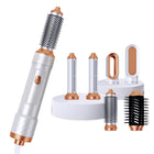 5 in 1 Hair Dryer Brush Detachable Blow Dryer Comb Ionic Hot Air Brush Hair Styling Tool Electric Thermal Brush Air Curler Wand