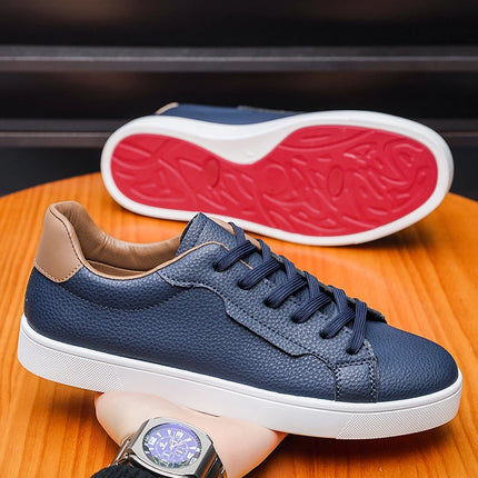 Leather Men's Sports Shoes - Casual Style, Breathable Men's Shoes, Anti-slip and Comfortable, Men's Casual Sneakers