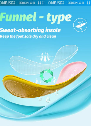 ONEMIX Scarpe da corsa da jogging per uomo Scarpe da ginnastica da esterno super leggere Scarpe da passeggio antiscivolo con ascensore Donna PlatiNum