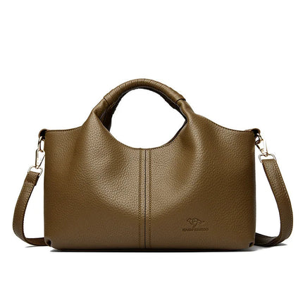 Trendy Crossbody Bag for Women Urban Minimalist Style PU Material Medium Size Zipper Opening Soft Shape Square Daily Match PlatiNum
