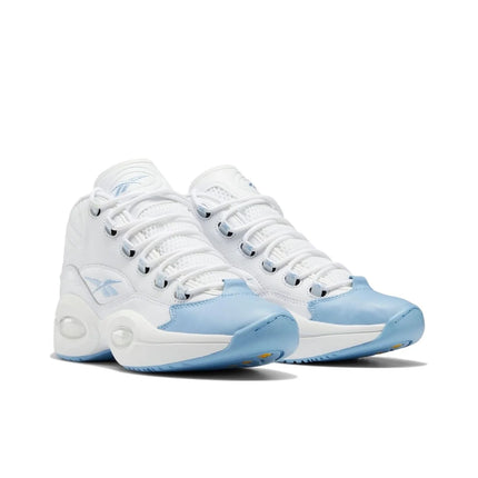 Reebok Question Vintage Basketball Shoes Unisex Mid Top White/Blue