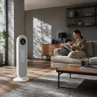 Ceramic Radiator Appoint 21 X 21 X 21 X 63 cm Fast Heating Energy Efficient Ceramic Appoint 63 cm Heater for Living Room Bedroom Office Minimalist Modern Design Portable with Remote Control