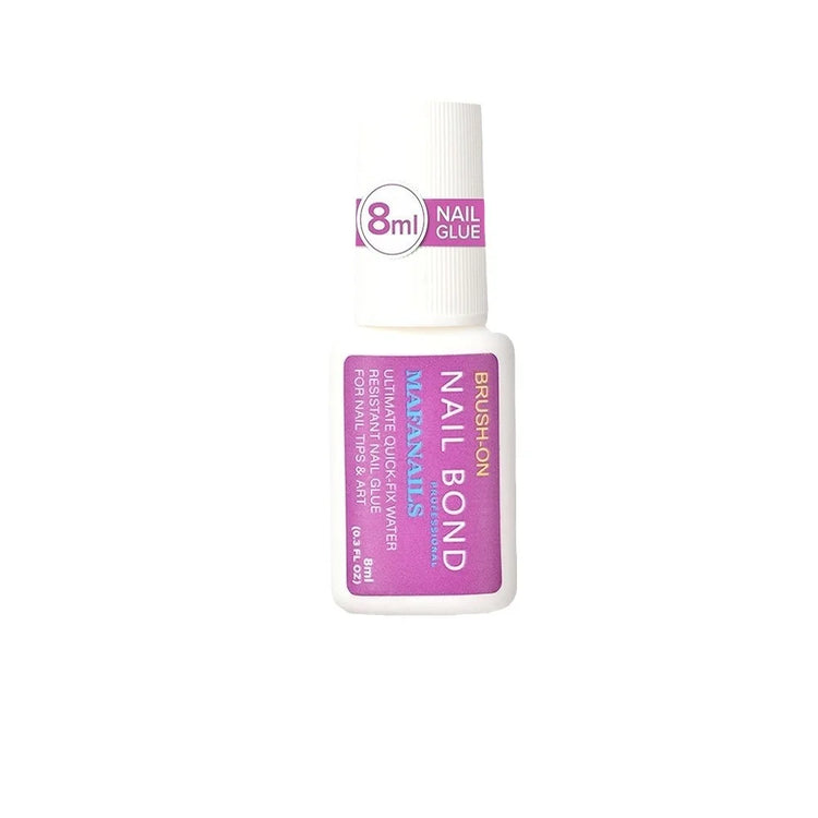 Nail Polish Adhesive, Brush-Equipped, Fast-Drying Glue, Suitable for Nail Salons for Attaching Rhinestones and Nail Pieces. High-Strength Nail Polish.
