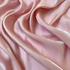 Tessuto di raso setoso in cristallo di vetro, tessuto iridescente glitterato, materiale per abiti lucidi, tessuto per indumenti lucido