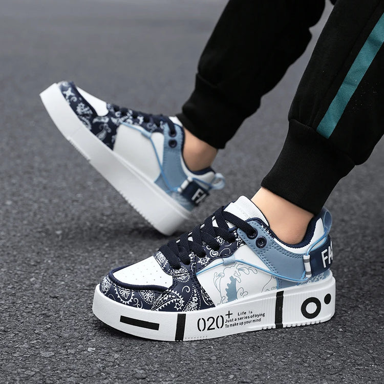 Youth Board Shoes 2025 New Men Women Parent Child Sports Shoes Fashionable Thick Sole Non-slip Casual Walking Shoes Size 31-44
