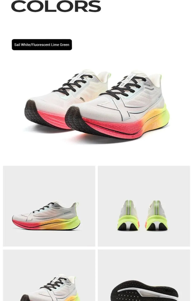 Xtep 2000km 3.0 Running Shoes For Men 2025 Spring Sneakers Cushioning Training Jogging Wear-Resistant Lightweight 875119110032