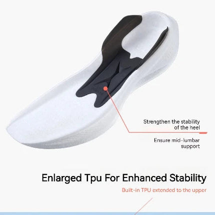 Xtep 2000KM 2.0 Running Shoes Women  Summer Shock Absorption Professional TPU Sneakers 876218110044 (suggest half size down) PlatiNum