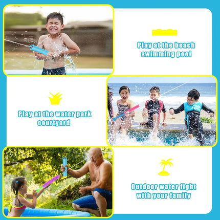 5/10 Pcs Water Gun for Kids Summer Foam Watergun Water Squirter Soaker Blaster Shooter Outdoor Pool Beach Games Toy