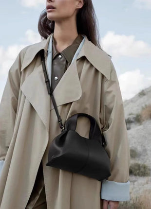 Borsa Hobo da Donna, in Morbida Pelle Martellata con Manico Superiore e Tracolla Regolabile per Lavoro, Viaggi e Outfit Quotidiani