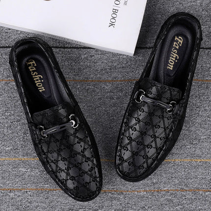 Nuovi Mocassini Neri da Uomo 2026, Scarpe in Pelle di Alta Qualità, Design Elegante, Suola Morbida, Comode Scarpe Casual