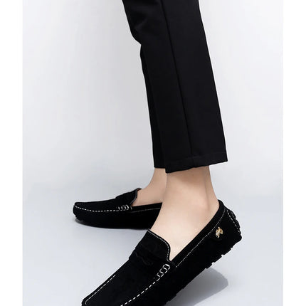 Scarpe Italiane Formali da Uomo, Mocassini in Pelle Fatti a Mano, Scarpe Casual da Guida, Slip-on di Lusso Comodi per Uomo