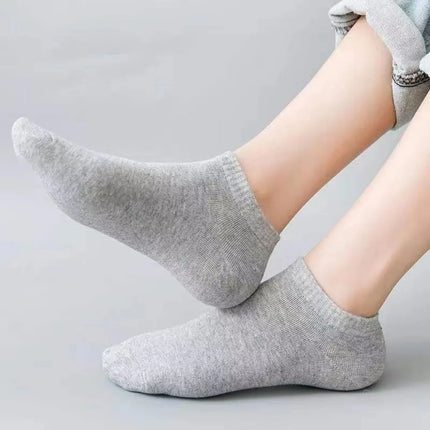 Calzini da barca unisex casual in tinta unita Calzini sottili e traspiranti comodi antiodore che assorbono il sudore per uomo donna nero, bianco, grigio