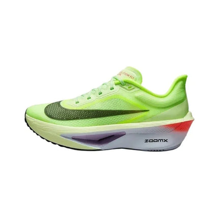 Nike Zoom Fly 6 Men Sneakers, ZoomX Cushion Racing Running Shoes, Breathable Lightweight Trainers Volt Green Purple FN8455-701