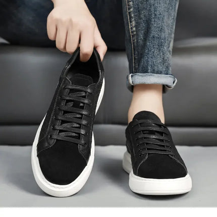 Sneakers Premium Breathable Woven Black Casual Shoes for Men Lightweight Comfortable Daily Walking Outdoor Footwear