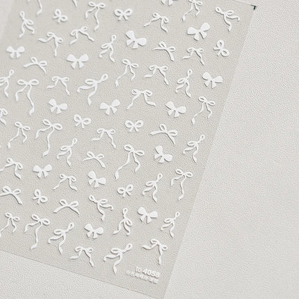 1pcs 3D Korean Nail Sticker Ballet Style Frenc Lace Nail Art Accessory Stickers Back Glue Manicure Decorations Decals Nail Parts