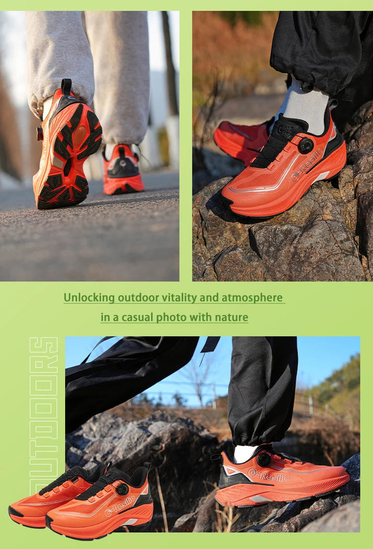 ONEMIX Scarpe Sportive Casual Impermeabili Autunno Inverno per Uomo, Scarpe da Passeggio Leggere Antiscivolo per Esterni, Scarpe da Papà per Donna PlatiNum