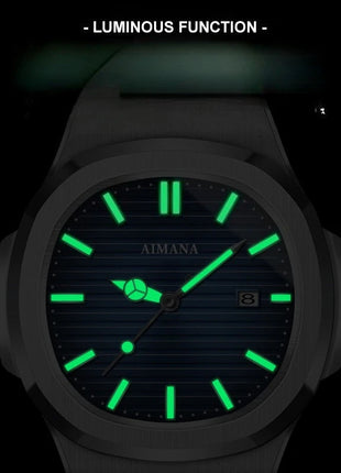 Men's Ultra-Thin Waterproof Quartz Watch with Calendar, High-End Lightweight Design for an Elegant Look