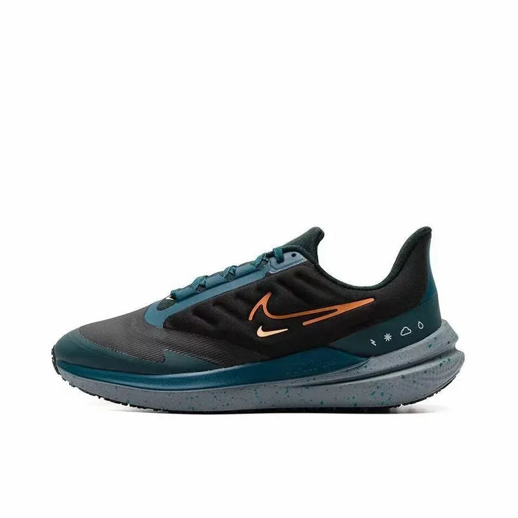 Nike Black Khaki Color-Blocked Splatter Anti-Slip Durable Low-Top Outdoor Sports Shoes DM1106-200