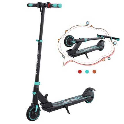 Monopattino elettrico RCB R15 per bambini da 8-16 anni, per bambini fino a 8 kg, pieghevole, doppio sistema frenante, autonomia massima 16 km