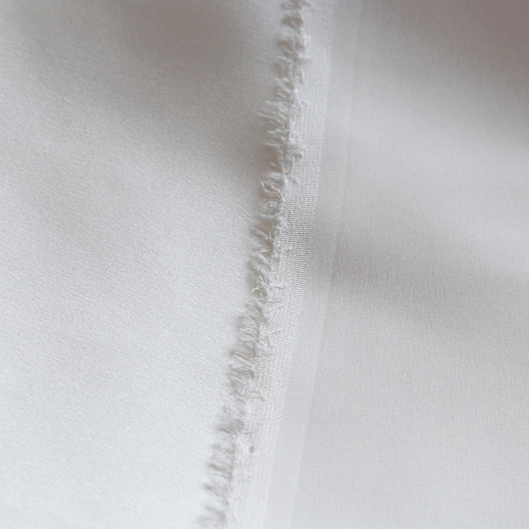 1 metro Forniture per cucire fai-da-te 100% pura seta Natura Raso bianco Shinny Sciarpa bianca Tessu