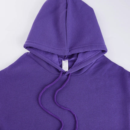 Cute Hair Cow Cartoon Printing Hoodies Womens Fleece Autumn Streetwear Comfortable Casual Hoodie Y2K Pocket All-Match Hoody