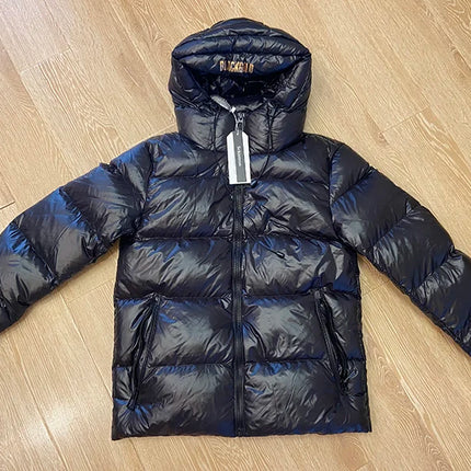 Schinteon Women White Duck Down Jacket with Hood Casual Over Size Autumn Winter Warm Loose Thick Short Outwear 2024 New