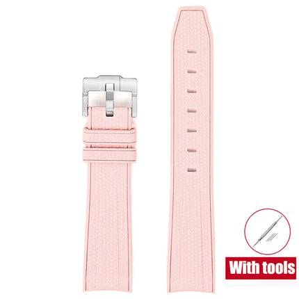 Cinturino in gomma per Swatch X Omega Joint MoonSwatch Cinturino sportivo impermeabile da 20 mm Cinturino con estremità curva in silicone per uomo donna platinumshop