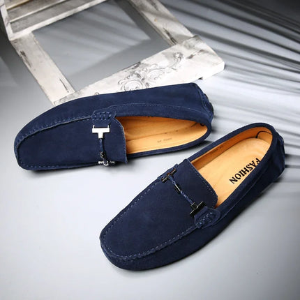 Nuovi uomini scarpe casual moda pelle scamosciata morbida mocassini da uomo mocassini per il tempo libero slip on scarpe da guida da uomo scarpe pigre fatte a mano appartamenti comodi