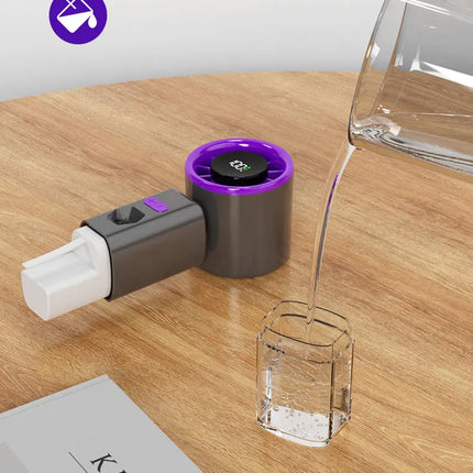 Ventilatore Portatile a Spruzzo con Vento Forte e Nebulizzatore d'Acqua, Ventilatore Portatile Silenzioso con Nebulizzazione, Ventilatore Pieghevole Ricaricabile USB di Piccole Dimensioni