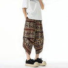 Men's Summer Beach Print Shorts, Casual Lightweight Breathable Trousers, Fashion Loose Pants for Men, Comfortable Calf-Length Pants for Men