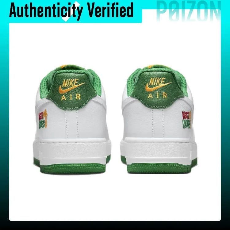 Nike Air Force 1 Skate Shoes Unisex Low-top White/Green DX1156-100