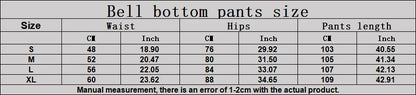 Women High Waist Wide Leg Pants Leggings Tights Fitness Bell-bottoms Yoga Elastic Leggings Push Up Gym Workout Flared Pants