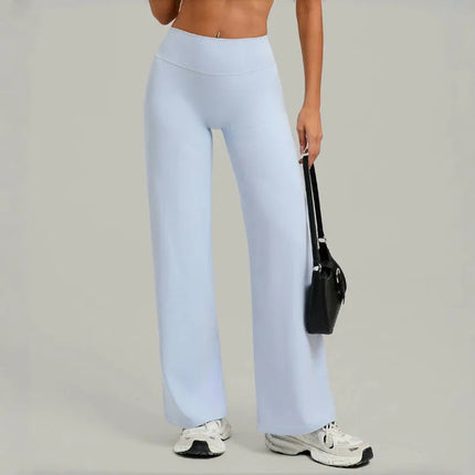 Women's Pilates Yoga Pants Sports Fitness Flared Peach Hip-lifting Leggings Outdoor Workout Training Running Casual Trousers PlatiNum