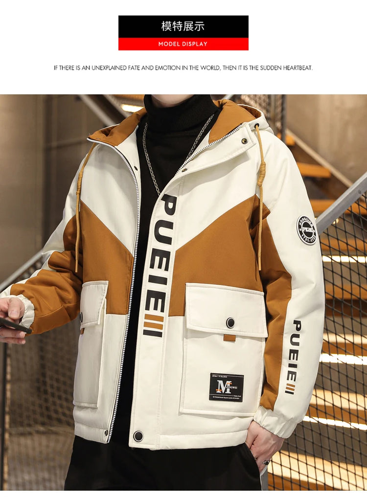 Two-Piece Men's Sets New 2026 Spring Autumn Sportswear Hooded Jacket And Long Pants Casual Loose Coat&Jogger Tracksuits Clothing