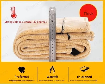 Women's Faux Leather Thermal Pants - High Waist Fleece Lined Leggings, Thick Winter Tights with Tummy Control & Foot Straps 5XL